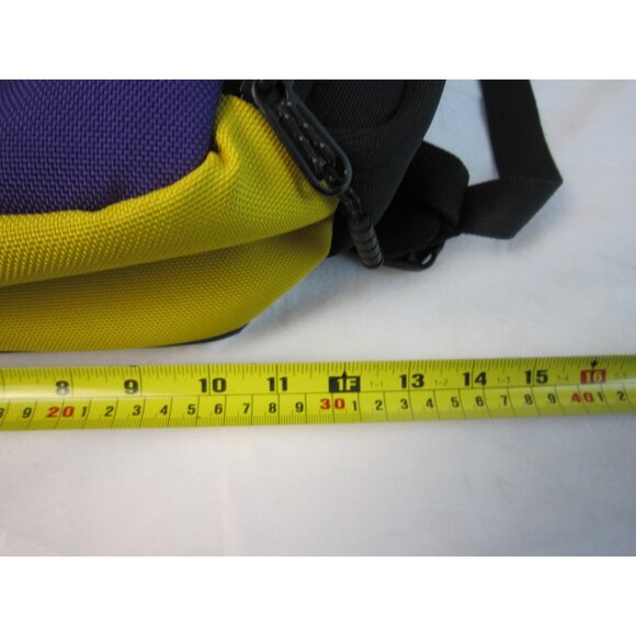 Timbuk2 Division Backpack Purple Yellow "ct" Logo - 17" x 12" - Picture 14 of 14